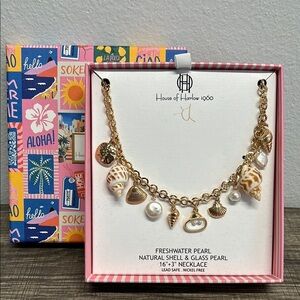 House of Harlow 1960 🐚✨ Shell Charm Necklace! 🌊